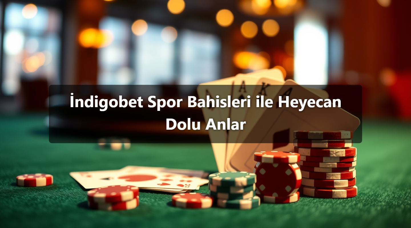 İndigobet Spor Bahisleri ile Heyecan Dolu Anlar